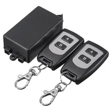 220V 1CH RF Wireless Remote Switch Wireless Light Lamp LED Switch 1 Receiver 2 Transmitter 315MHZ Remote ON OFF Controller