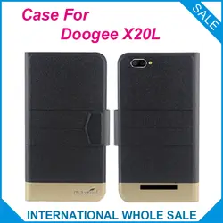 5 цветов оригинальное! Doogee x20l случае Новое поступление Высокое качество флип ультратонкий кожаный Защитный Чехол Для Doogee x20l крышка