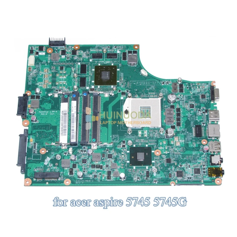 

MBPU306001 MB.PU306.001 For Acer aspire 5745 5745G Laptop Motherboard DA0ZR7MB8F0 HM55 DDR3 GT330M Discrete Graphics