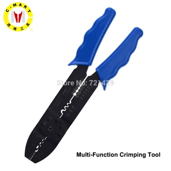 

C-MART tools Electric Multi Tools Cable Wire Stripper Plier Cutter Crimper Automatic Multifunctional Terminal Crimping Stripping
