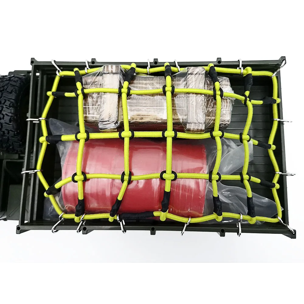 

1:10 RC Remote Control Crawler Truck Car for Axial SCX10 90046 Tamiya CC01 RC4WD D90 D110 Traxxas TRX-4 Trx4 RC Car Luggage Net