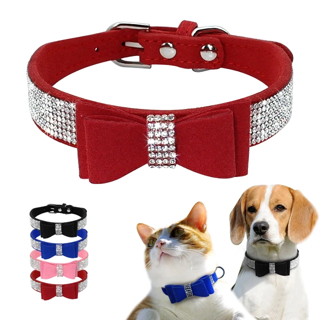 Bling Black Rhinestone Jeweled Dog Collar, Custom Bling Dog Collars in all  Sizes, Fancy Dog Collar and Leash Set