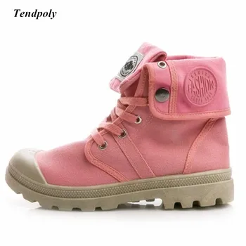 

Women's canvas boots 2019 Spring autumn Retro casual Female shoes High-top outdoor women shoes Slip resistant fashion Booties