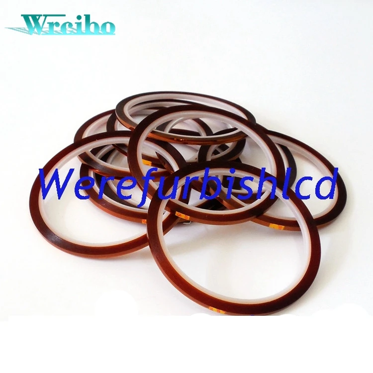 imágenes para Wrcibo 5mm x 30 m a prueba de Calor de Alta Temperatura Poliimida Cinta Adhesiva para sublimación máquina de prensa de calor para el iphone reparación imágenes para Wrcibo 5mm x 30 m a prueba de Calor de Alta Temperatura Poliimida Cinta Adhesiva para sublimación máquina de prensa de calor para el iphone reparación