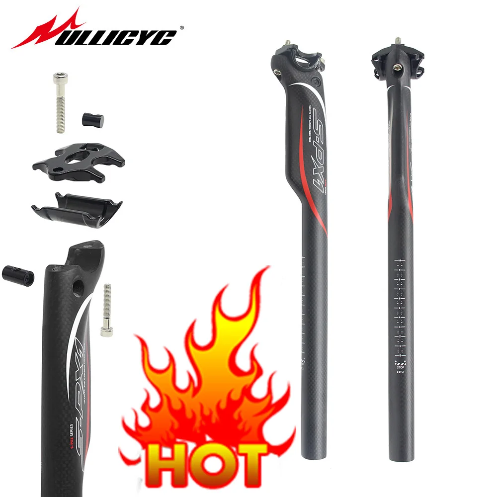 

Super strength Ultra light SPX-3k MTB Bike or road bike Full Carbon Bicycle parallel Seat posts Parts 27.2/30.8/31.6/*350/400mm
