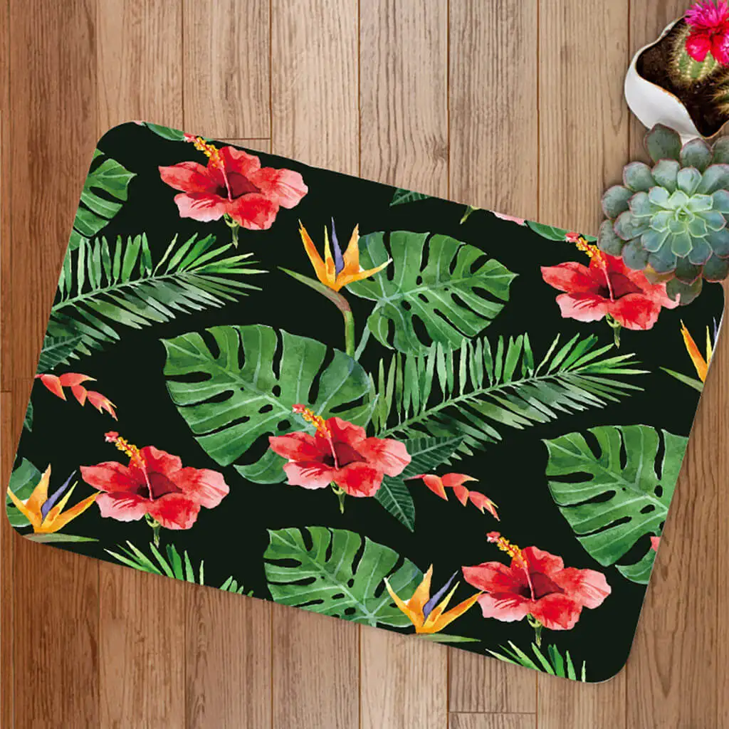 1PC40X60cm трехслойный толстый фланелевый материал популярный узор не может себе позволить круглый ковер тряпичный коврик для ванной#4M31