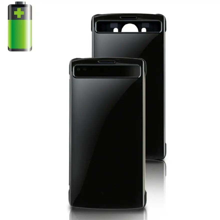 

2019 Luxury Black and White Windows Smart Sleep PU Leather flip Case Cover Qi Wireless Charging NFC For LG V10 Best Price Snow