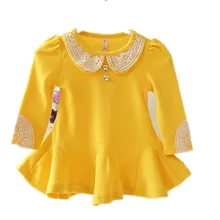 Newborn Baby Girl Dress Baby Dress 2017 Fashion Long Sleeve Baby Clothes Girl Infant Dress vestidos
