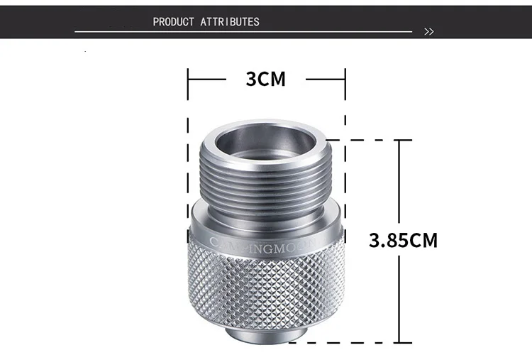 Открытый Кемпинг адаптер газовой плиты пропан печи Разъем Алюминиевый сплав плоский бак газовый флакон адаптер с клапаном трубки