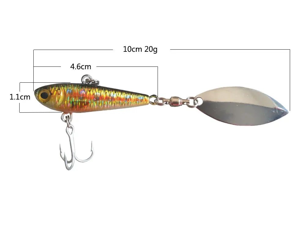 Рыболовный джиг реалистичный свинцовый рыбный Металл VIB 10cm20g свинцовый джиг 3D глаза ложка металлический Спиннер бас рыболовные приманки