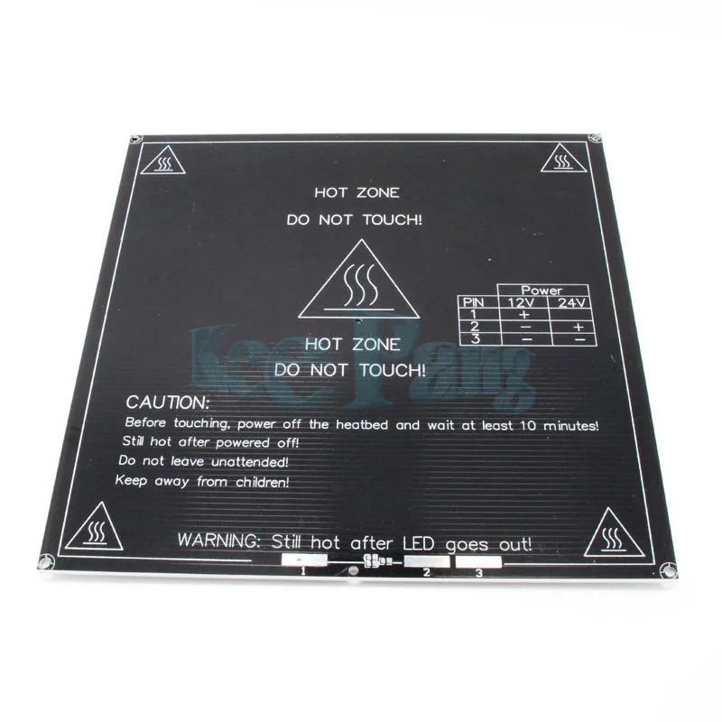 Free shipping 3D printer heatbed Heat bed MK3 standard aluminum plate 3mm hot bed reprap