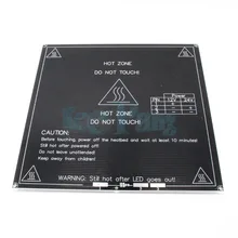 Free shipping! 3D printer heatbed Heat bed MK3 standard aluminum plate 3mm hot bed reprap