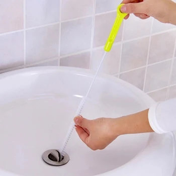 

1pcs Bendable Sewer Cleaning Brush High Quality Sink Bathtub Toilet Dredge Tube Snake Brush Bathroom Kitchen Cleaning Tool