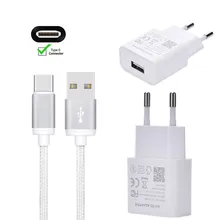Для oneplus 6, 6 комплектов/партия, Зарядное устройство адаптер для розеток европейского стандарта, 1 м Тип C USB Дата-кабель для samsung xiaomi huawei sony zte htc 10 U11 жизнь U12 плюс U Ultra moto