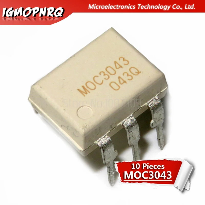 

10 шт. MOC3043 DIP6 Новый оригинал