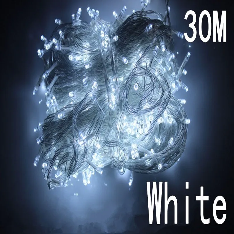 

white color 30m 240 led String Light for Xmas Tree Holiday Wedding Party Decoration Halloween Restaurant or Bar and Home Garden