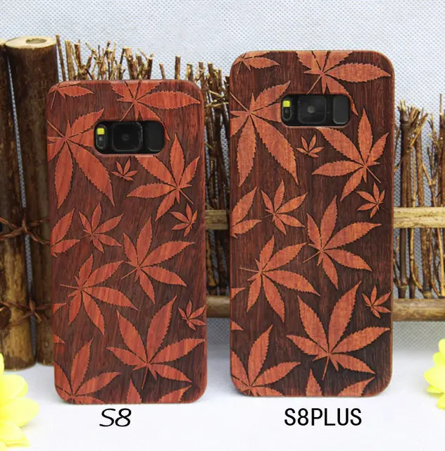 Luxury Custom Wood Case For Samsung Galaxy S8 S8 Plus Wholesale Real