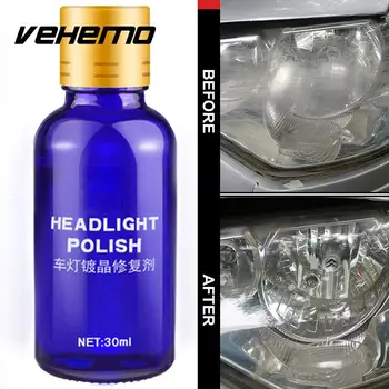 

Vehemo Liquid Headlight Polishing Fluid Car Repair Polish Cars Headlight Restoration Kit Repair Lighting Durable Ceramic