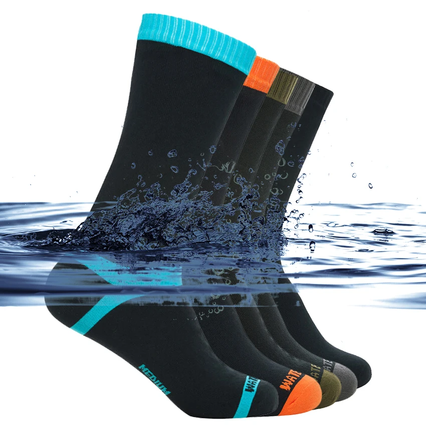 Prix Haute qualité chaussettes imperméables hommes femmes escalade randonnée ski cyclisme chaussettes en plein air chaud respirant pêche planche à roulettes chaussettes