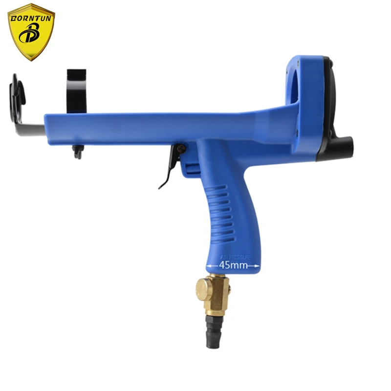 Borntun Pneumatic Air Glass Glue Gun Device Tool Set Stone Sealing