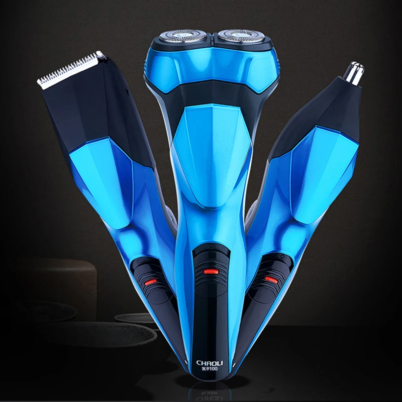 Washable Rotary Electric Shaver Rechargeable Blades Shaver Razor Hair
