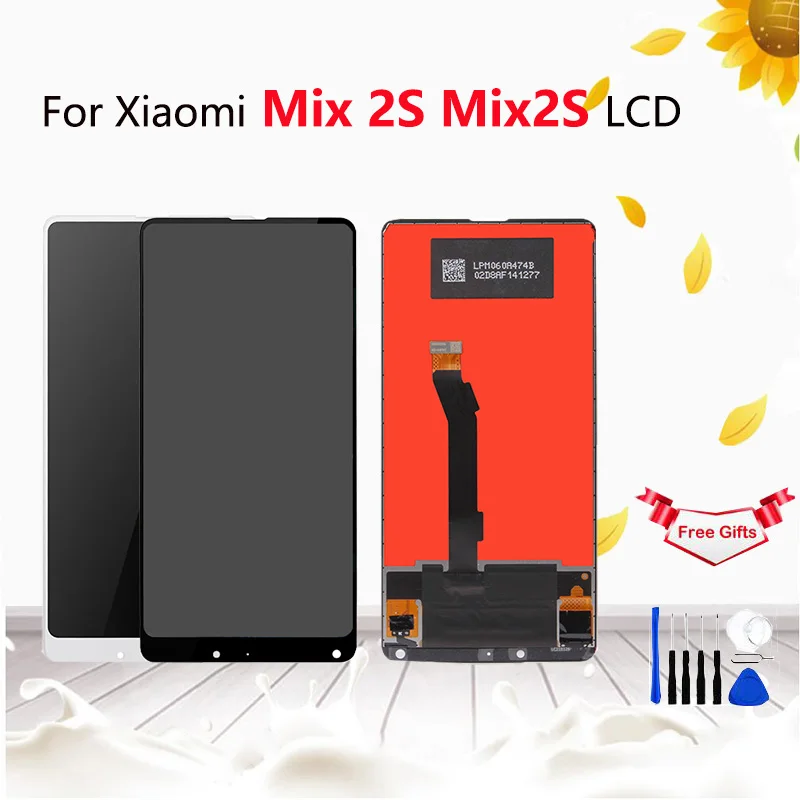 

For Xiaomi Mi Mix 2S LCD Display with Touch Screen Digitizer For Mi mix 2S Display Pantalla Screen 5.99" free shipping