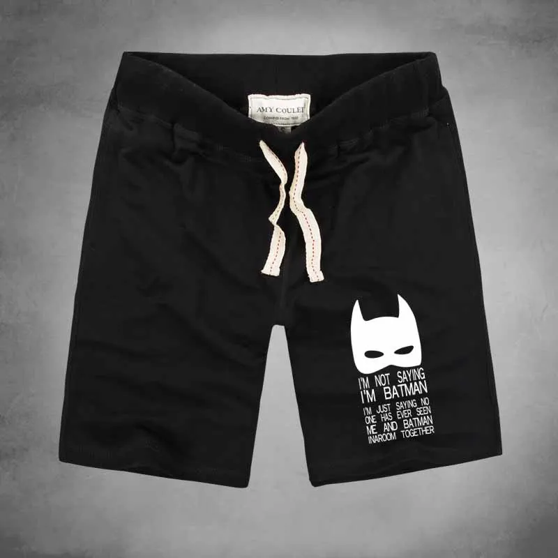 Summer-style-Men-Shorts-100-Cotton-Batman-Cartoon-Superhero-Sweat-Jogger-Workout-Cut-Off-Shorts-Beach