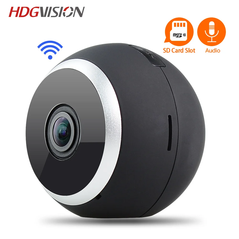 HDGVISION FishEye Camera 360 Degree 960P Home Security Mini Monitor IP