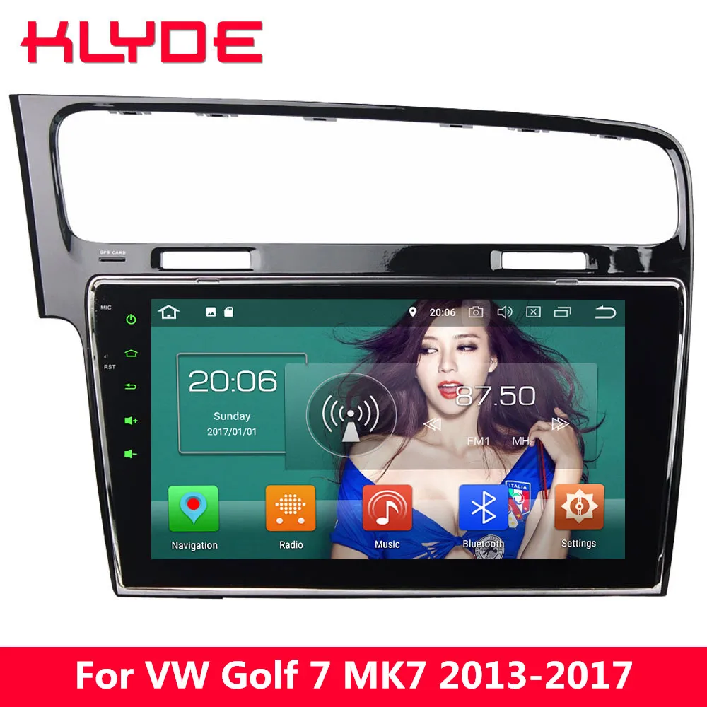 

KLYDE 10.1" 4G Octa Core Android 8 4GB RAM 32GB ROM Car DVD Player Radio For Volkswagen VW Golf 7 MK7 2013 2014 2015 2016 2017