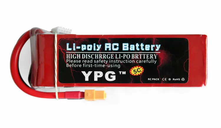 YPG 5200mah 14 8V 40C 4S Lipo Li Po Lipoly font b Battery b font for