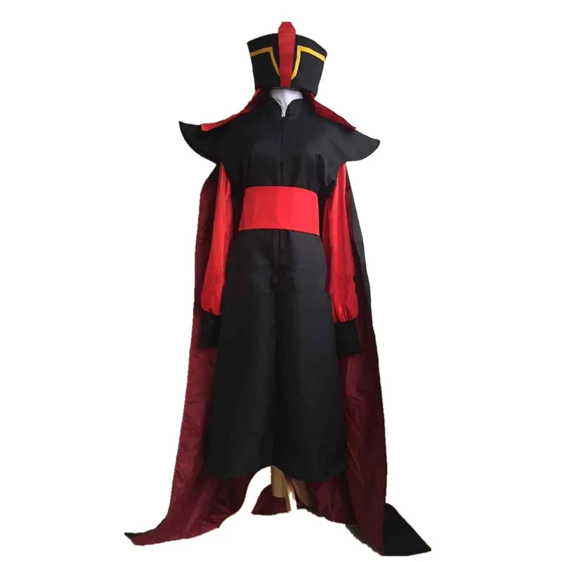 Adult Men's Lamp of Aladdin Jafar Villain Costume Outfit Aladdin Cosplay Costume for Halloween Adult Men's Lamp of Aladdin Jafar Villain Costume Outfit Aladdin Cosplay Costume for Halloween