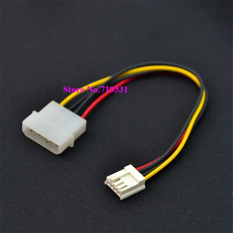 كبيرة 4 وعاء إلى صغيرة 4pin قرص مرن كابل الطاقة ، الناهض بطاقة P4 سكل طاقة ، DC مروحة سلك