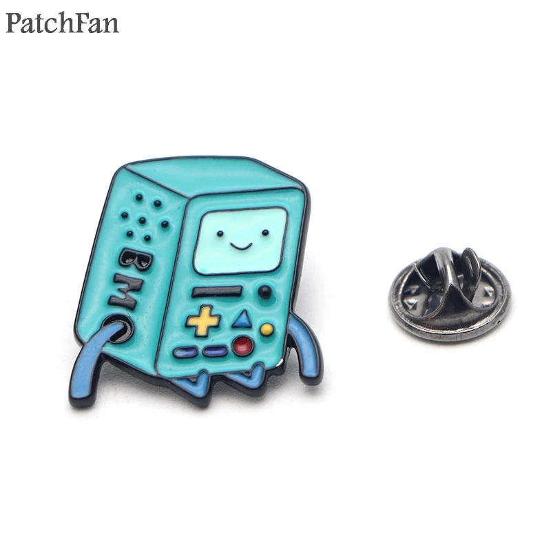 A0472 Patchfan Adventure Time модные популярные забавные очаровательные милые Мультяшные булавки для детей, мужчин, женщин, броши, аксессуары для одежды, ювелирные изделия, значки