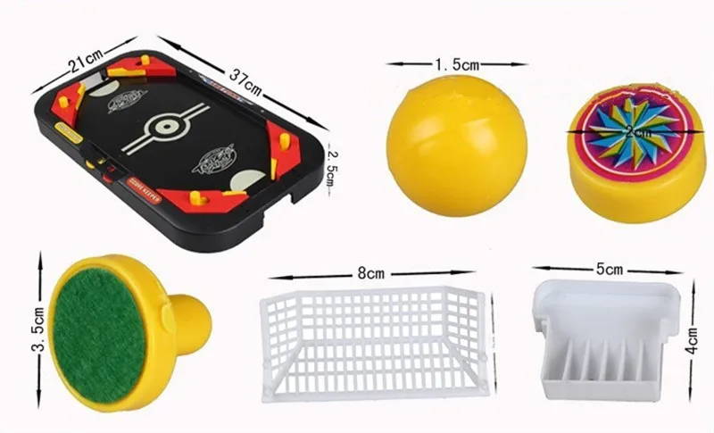 Настольная битва 2 в 1 футбол и хоккей Настольный мяч стрельба мини футбольное поле настольная игра для детей Интерактивные игрушки для отдыха