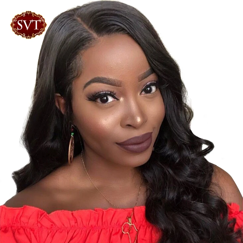 SVT Lace Front Human Hair Wigs For Women 150% Density Body Wave ...