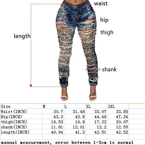 Женская мода, низкая талия, уличный стиль, рваные джинсы, пояс, цепочка на джинсы, женские обтягивающие джинсы, рваные джинсы для женщин, джинсы для мам, S-2XL