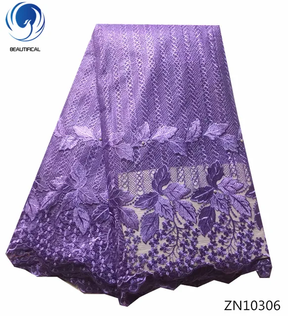Beautifical Women Fabric Lace Diffe Types Of French Beautifical Women Fabric Lace Diffe Types Of French Wedding Dress Purple 5yards Zn103