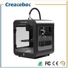 Высокое качество createbotsuper мини 3D принтер Сенсорный экран один экструдер impresora 3D 85*80*94 мм печати Размеры 3D из металла принтер