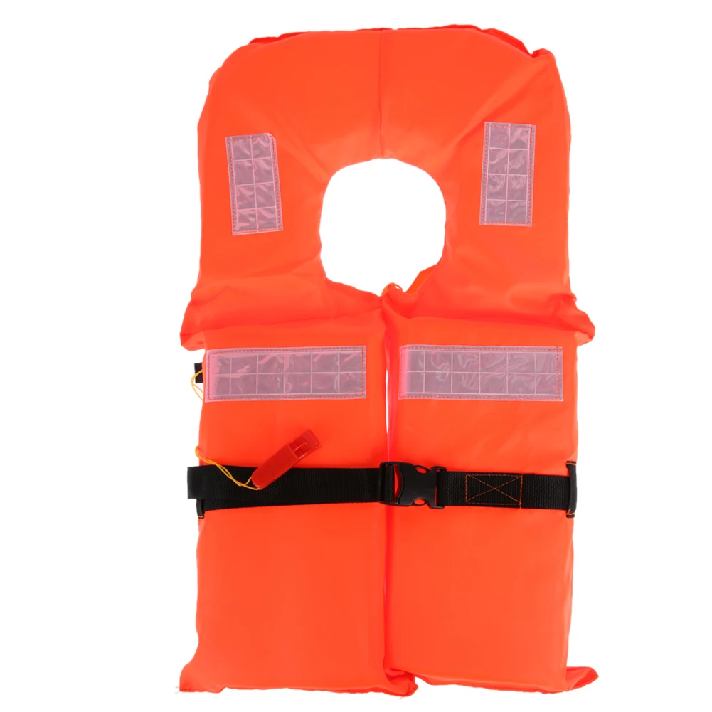 Универсальный Спасательные жилеты полиэстер спасательный Пена флотации Одежда заплыва Детская безопасность оранжевая ткань Оксфорд