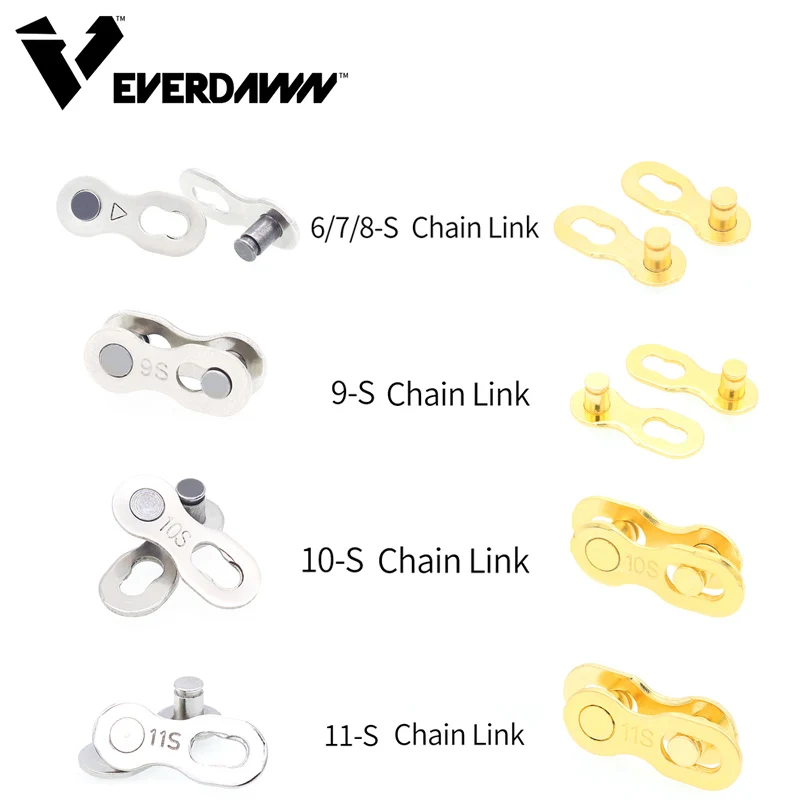 Best MTB Road Bike Chain Connector Silver Gold 6/7/8 9 10 11 24/27/30 Speed Bicycle Quick Master Chain Pin Chain Buckle Link Joint 0 Best MTB Road Bike Chain Connector Silver Gold 6/7/8 9 10 11 24/27/30 Speed Bicycle Quick Master Chain Pin Chain Buckle Link Joint 0