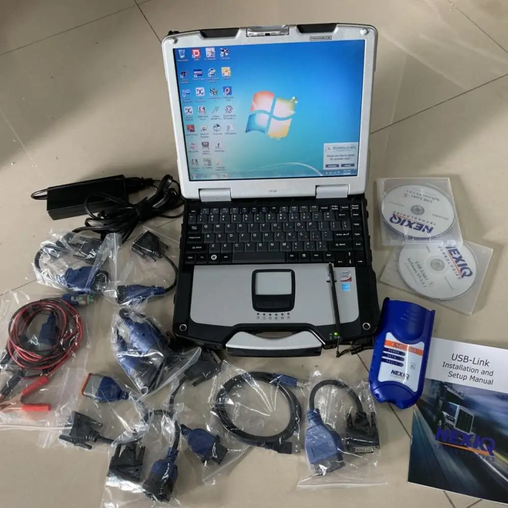 NEXIQ USB Link грузовик диагностический инструмент 125032 Heavy Duty сканер для грузовиков