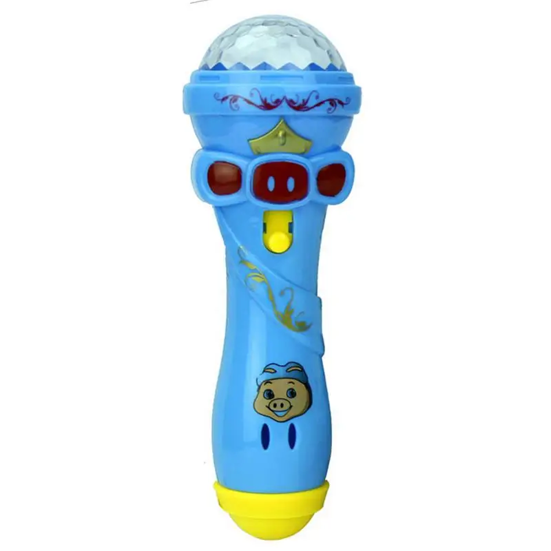 

Kids Toys Pig LED Light Up Colorful Flashing Toy, Children Flash Stick Microphone, Starry Flashlight Toys Luminous