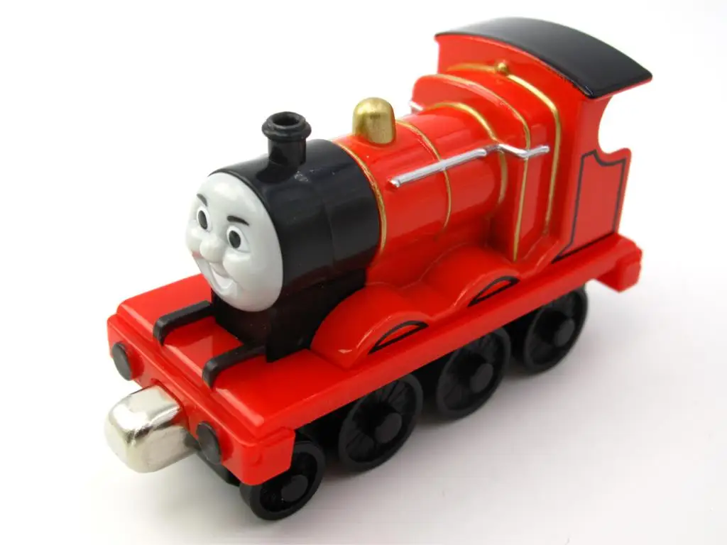 Diecast toy Vehicles Train JAMES Fit For BRIO Toy Car T077D Truck Locomotive Engine Railway Toys for Children