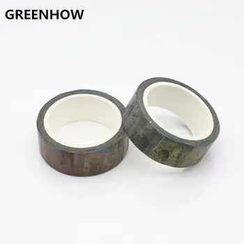 

GREENHOW Japanese Paper Tape traveled Around The World Hand-painted Construction Stickers Tape DIY Hand Account Decoration 8097