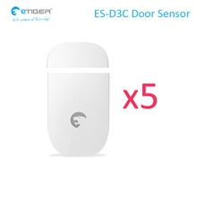 5 шт. в партии ES-D3C Etiger тревожный датчик двери окно контакт Открытый близкий детектор