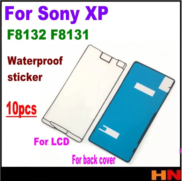 10 шт. ЖК рамка и задняя крышка для Sony Xperia X original F8131 F8132 XP водонепроницаемая клейкая
