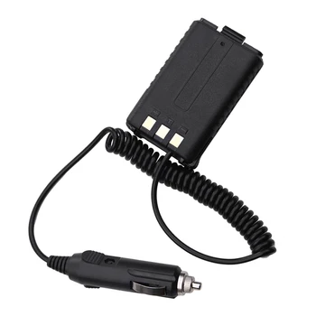 

Durable 1.48m 12V Walkie Talkie Car Charger Battery Eliminator for Baofeng Dual Band Radio UV5R 5RA 5RE Black