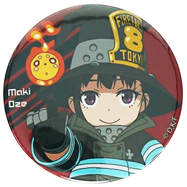 Fire Force Anime badge Enen no Shouboutai Shinra Arthur Boyle Iris Maki Oze  Kotatsu Tamaki Joker Metal Badge Brooch Pins