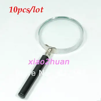 

OOTDTY 75mm Portable 5X Lens Magnification Handheld Handy Magnifier Magnifying Glass