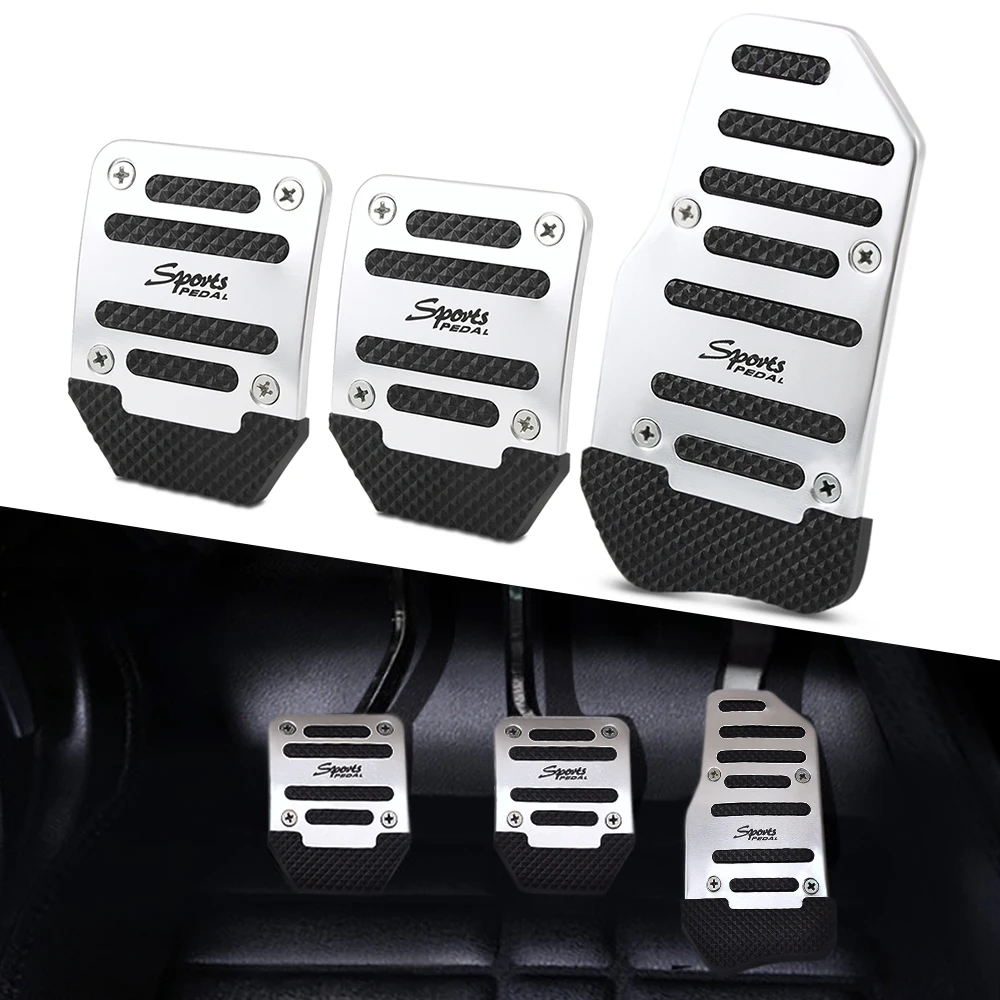 

Universal Manual Non-Slip Car Pedal Cover for toyota auris reno megane 2 focus 2 fabia kia sportage 3 grand vitara kia rio 2018